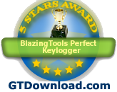 Perfect Keylogger - GTDownload.com 5 stars award!