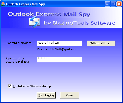 Outlook Express Mail Spy