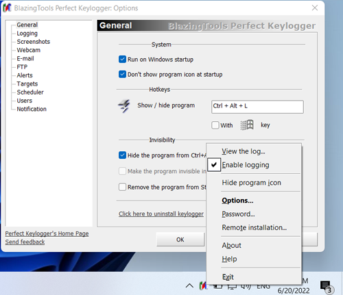 Download Perfect Keylogger for Windows for free