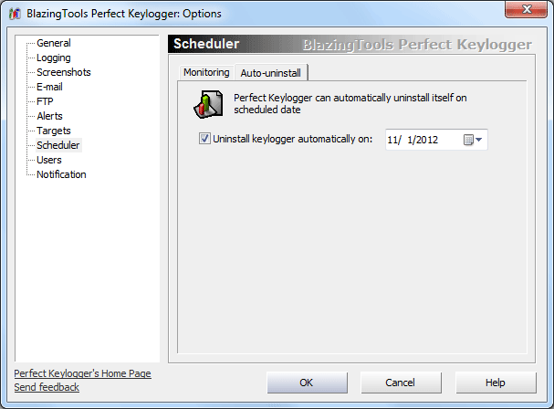Scheduler options