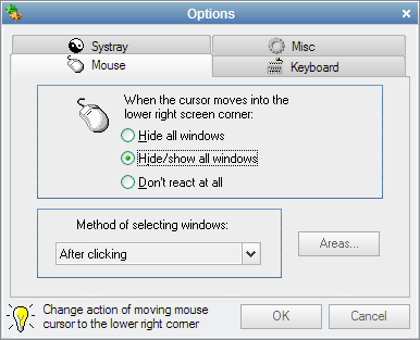 Boss Invisible Mouse Options